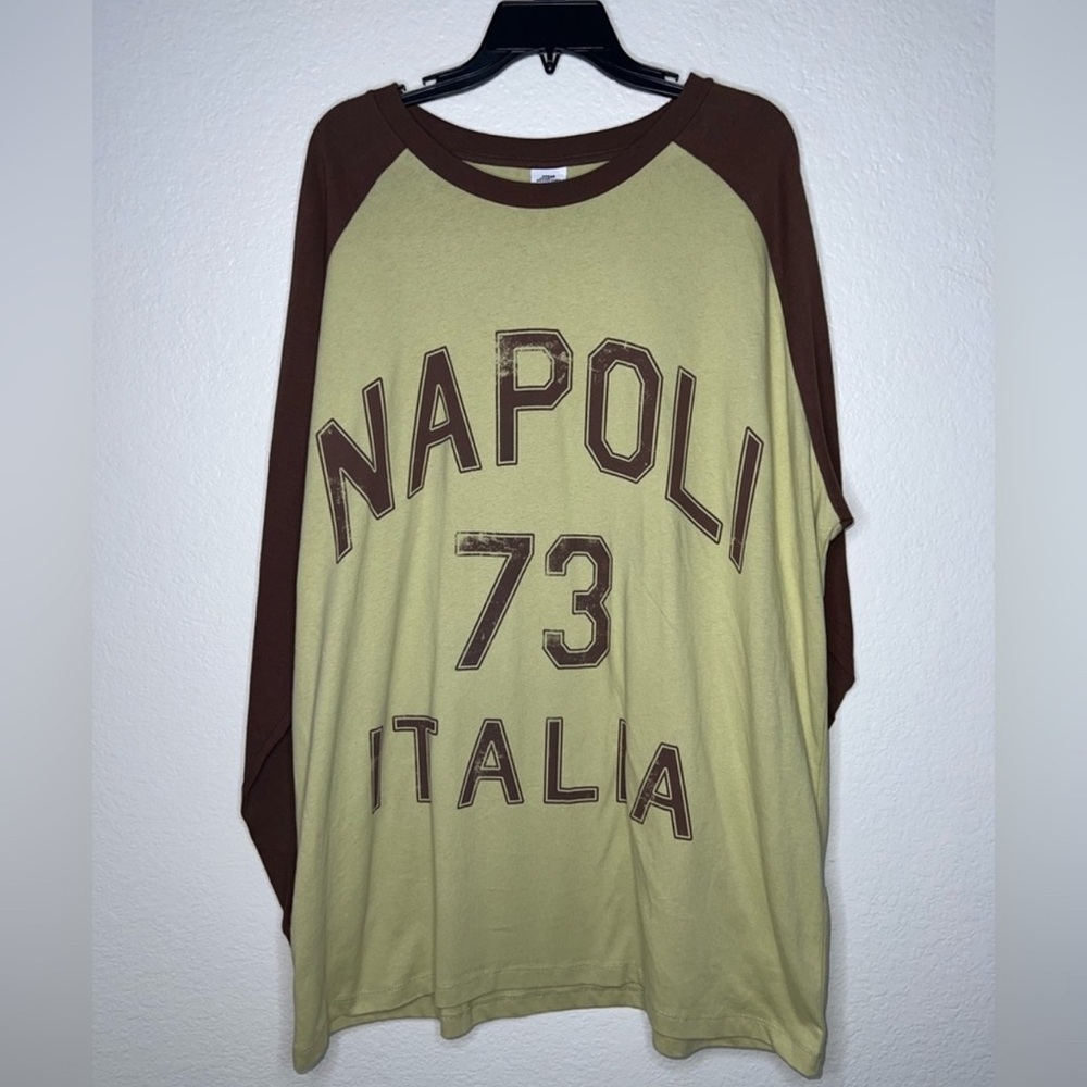 Urban Outfitters Brown and Cream Long Sleeve Tee - Picture 5 of 8